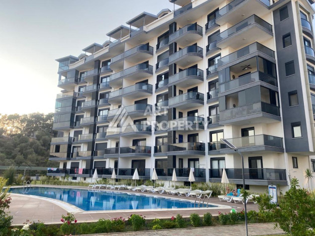 Апартаменты-дуплекс в живописном районе Газипаша планировки 3+1, 110м2 - Ракурс 17