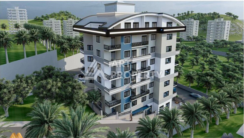 Квартира 1+1, 50м2, в доме на финальной стадии строительства, в районе Махмутлар, в 600 метрах от моря. - Ракурс 2