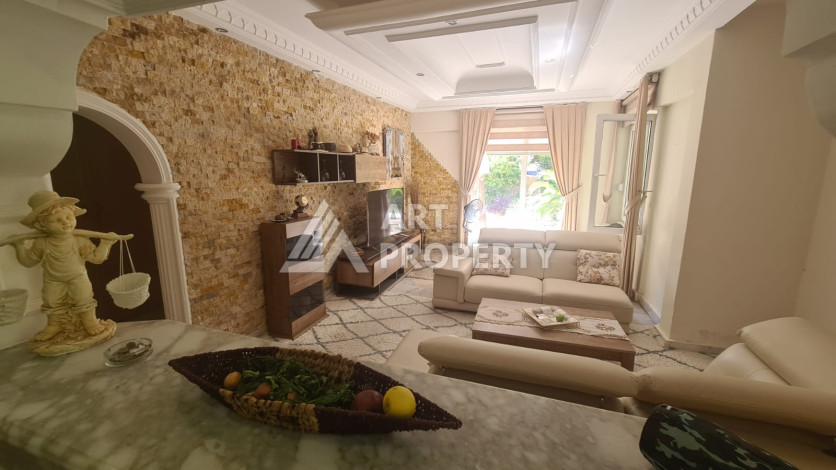 Апартаменты с собственным садом планировки 2+1 в районе Оба, 90м2 - Ракурс 13