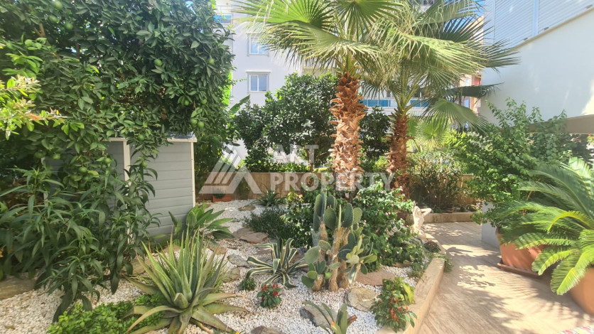 Апартаменты с собственным садом планировки 2+1 в районе Оба, 90м2 - Ракурс 33