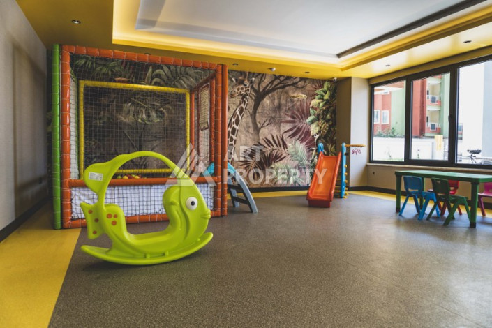 Апартаменты 1+1, 65м2, в резиденции класса люкс на первой береговой линии в Махмутларе - Ракурс 11