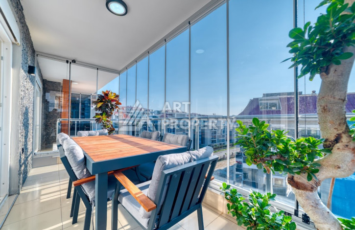 Дуплекс с джакузи на террасе в престижном районе Кестель планировки 3+2, 240м2 - Ракурс 33