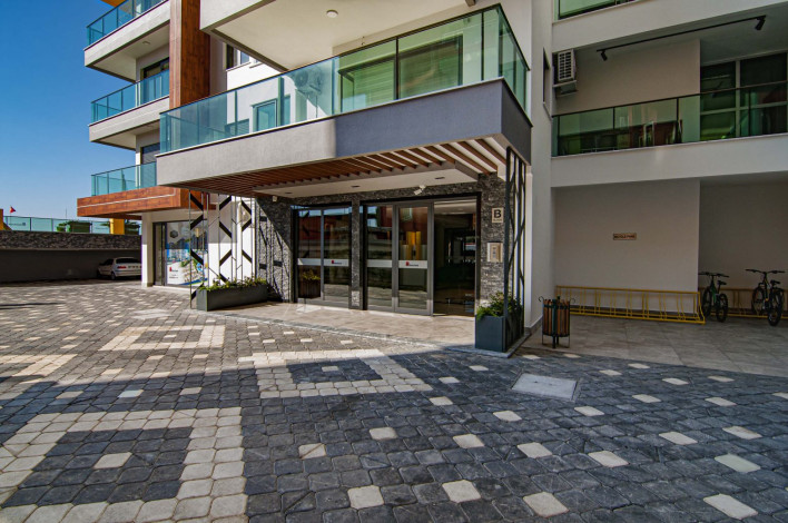 Новый шикарный комплекс на первой береговой линии в Махмутларе, Алания. - Ракурс 10