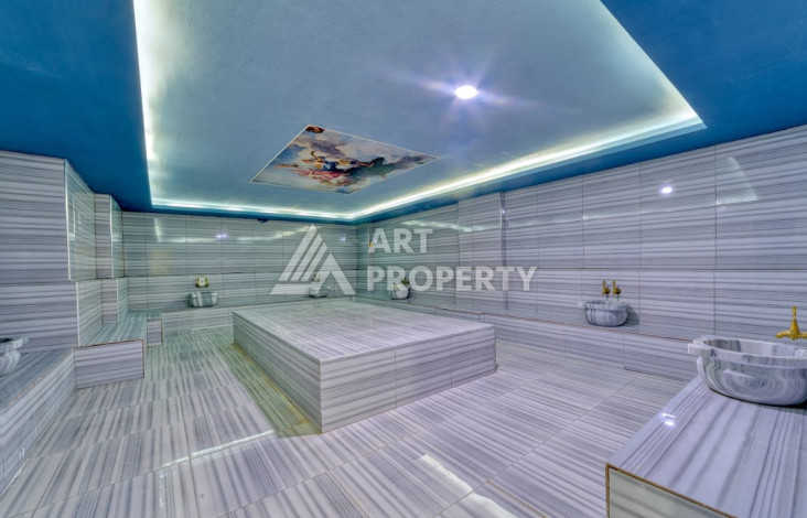 Дуплекс с джакузи на террасе в престижном районе Кестель планировки 3+2, 240м2 - Ракурс 40