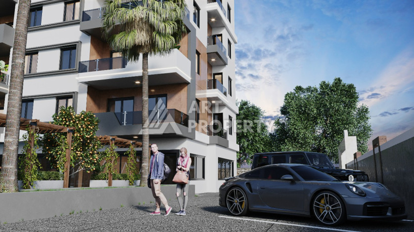 Новая резиденция в Авсалларе на этапе строительства, 41-120 м2 - Ракурс 7