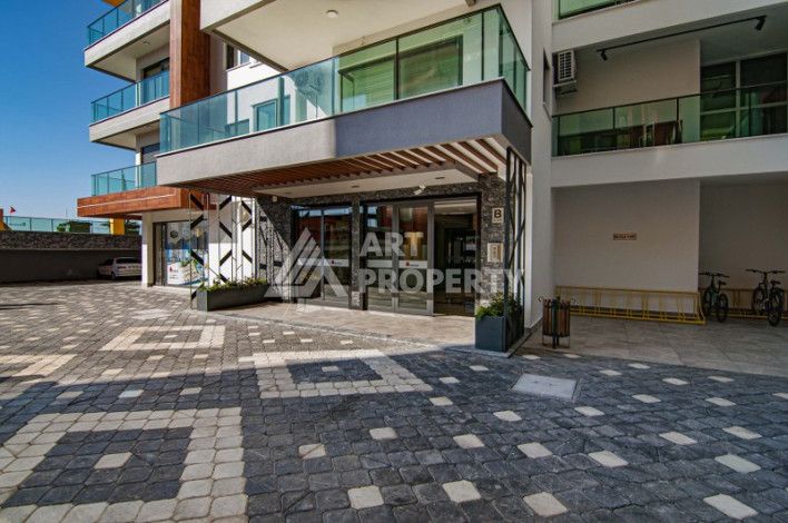 Меблированная квартира 1+1, 65м2, в резиденции класса люкс на первой береговой линии в Махмутларе - Ракурс 4