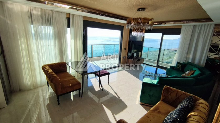 Меблированная квартира 1+1, 65м2, в резиденции класса люкс на первой береговой линии в Махмутларе - Ракурс 7