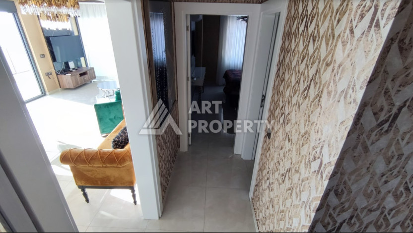 Меблированная квартира 1+1, 65м2, в резиденции класса люкс на первой береговой линии в Махмутларе - Ракурс 10