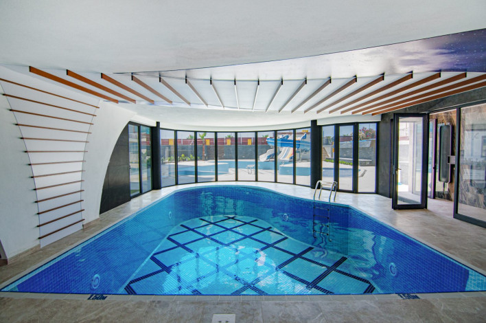 Новый шикарный комплекс на первой береговой линии в Махмутларе, Алания. - Ракурс 23