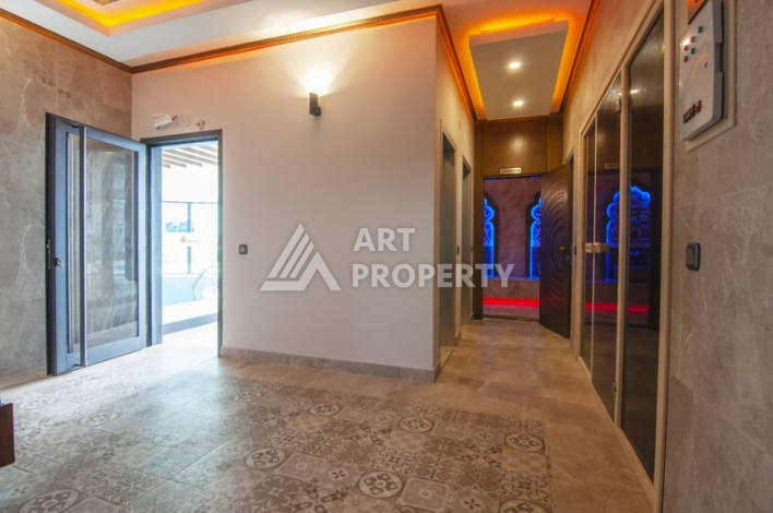 Меблированная квартира 1+1, 65м2, в резиденции класса люкс на первой береговой линии в Махмутларе - Ракурс 20