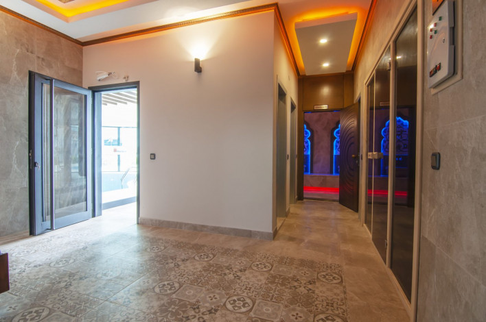 Новый шикарный комплекс на первой береговой линии в Махмутларе, Алания. - Ракурс 24