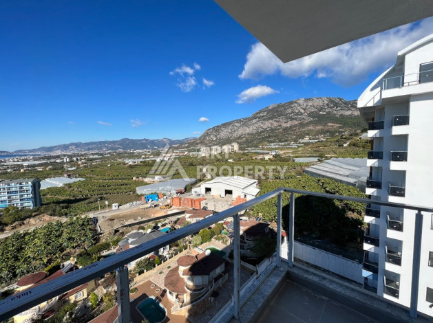 Апартаменты с восхитительным панорамным видом на море и город в районе Махмутлар, 1+1, 50м2 - Ракурс 6