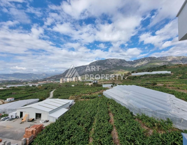 Апартаменты с восхитительным панорамным видом на море и город в районе Махмутлар, 1+1, 50м2 - Ракурс 7