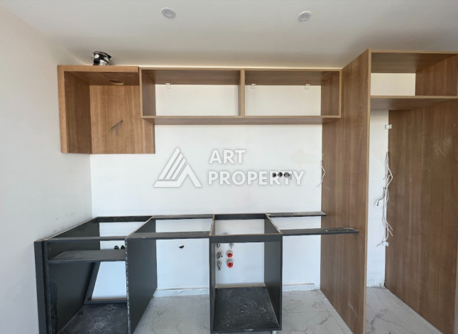 Апартаменты с восхитительным панорамным видом на море и город в районе Махмутлар, 1+1, 50м2 - Ракурс 8