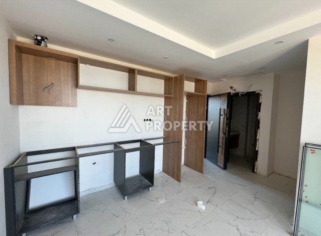 Апартаменты с восхитительным панорамным видом на море и город в районе Махмутлар, 1+1, 50м2 - Ракурс 10