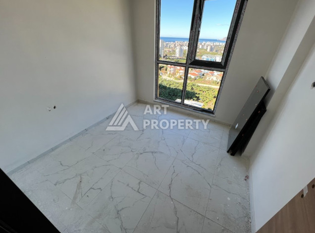 Апартаменты с восхитительным панорамным видом на море и город в районе Махмутлар, 1+1, 50м2 - Ракурс 11