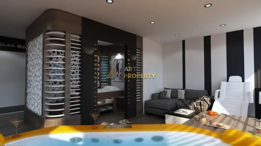 Инвестиционный проект в Махмутларе на центральной улице Барбарос в 150 м от моря, 85-168 м2 - Ракурс 4