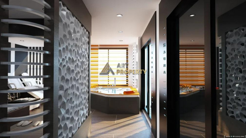 Инвестиционный проект в Махмутларе на центральной улице Барбарос в 150 м от моря, 85-168 м2 - Ракурс 5