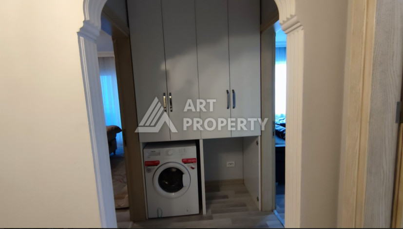 Меблированные апартаменты с просторным балконом  планировки 2+1 в районе Махмутлар, 110м2 - Ракурс 8