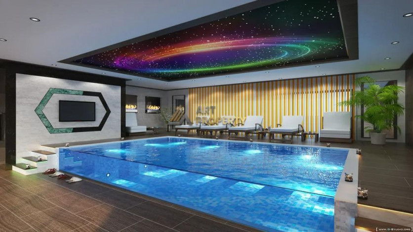 Инвестиционный проект в Махмутларе на центральной улице Барбарос в 150 м от моря, 85-168 м2 - Ракурс 9