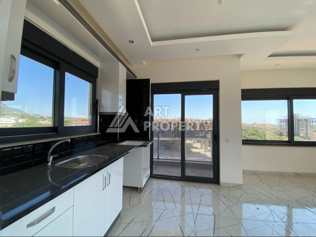 Просторные апартаменты с панорамными окнами в районе Оба, планировка 3+1, 140м2 - Ракурс 19