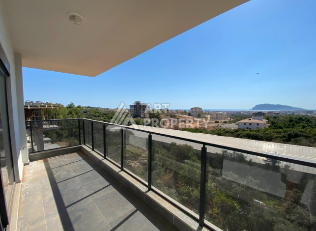 Просторные апартаменты с панорамными окнами в районе Оба, планировка 3+1, 140м2 - Ракурс 20