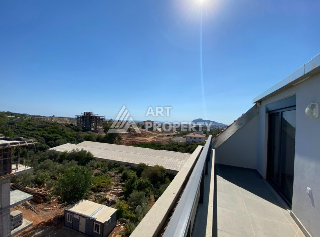 Просторные апартаменты с панорамными окнами в районе Оба, планировка 3+1, 140м2 - Ракурс 26