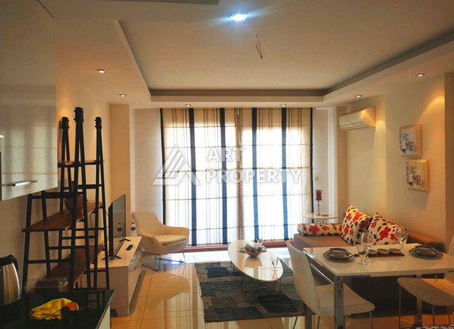 Апартаменты 1+0, 75м2, с большой террасой, в центральном районе Джикджилли - Ракурс 10