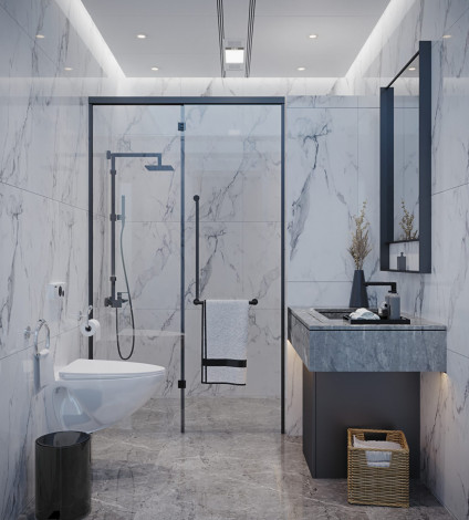 Инвестиционный проект в Махмутларе на центральной улице Барбарос в 150 м от моря, 85-168 м2 - Ракурс 19