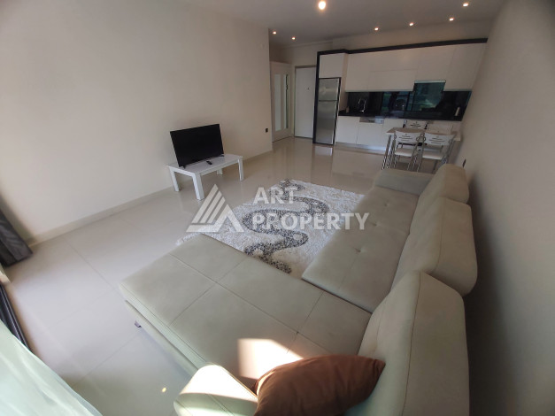 Апартаменты в современном комплексе планировки 1+1 в районе Каргыджак, 70м2 - Ракурс 5