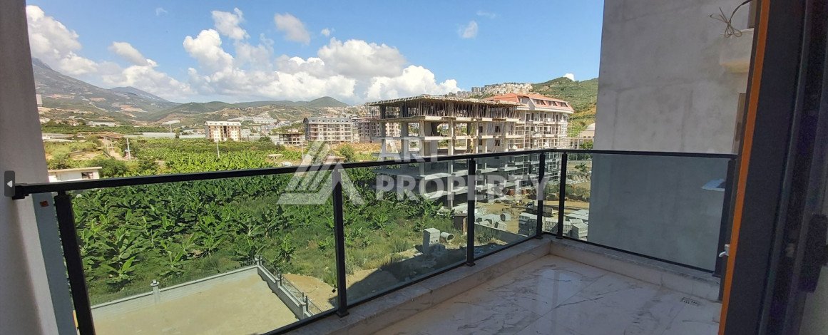 Апартаменты с видом на горы в новом доме планировки 1+1, 55м2. Каргыджак - Ракурс 3