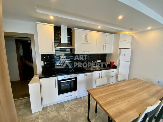 Меблированная квартира в комплексе с богатой инфраструктурой планировки 1+1 в районе Каргыджак, 52м2 - Ракурс 6