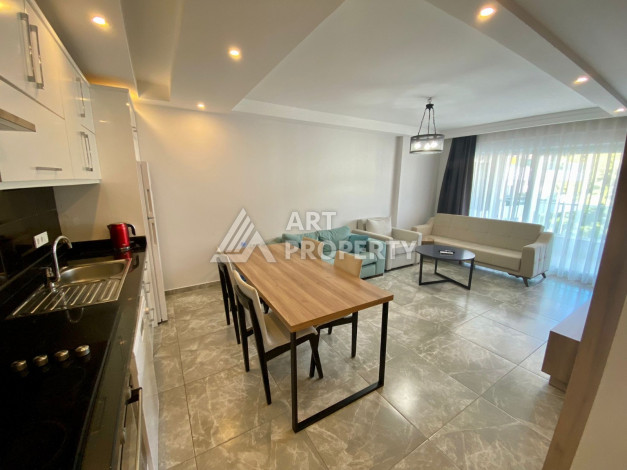 Меблированная квартира в комплексе с богатой инфраструктурой планировки 1+1 в районе Каргыджак, 52м2 - Ракурс 8