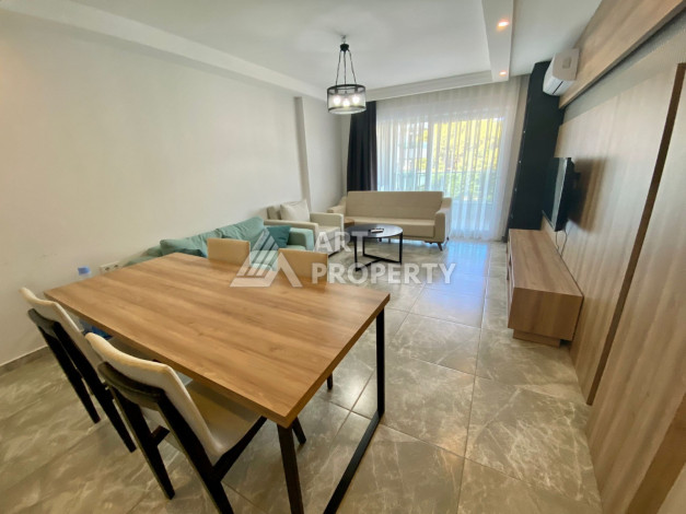 Меблированная квартира в комплексе с богатой инфраструктурой планировки 1+1 в районе Каргыджак, 52м2 - Ракурс 10