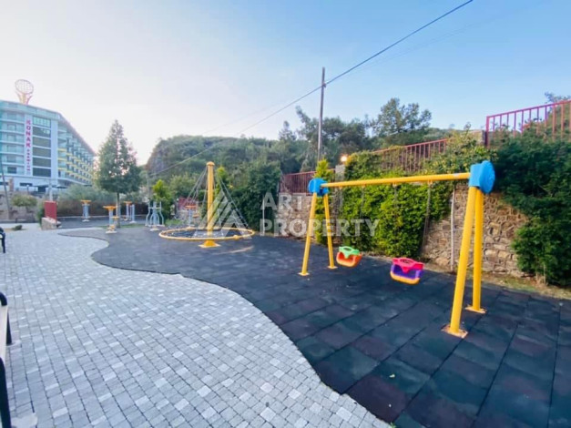 Меблированная квартира в комплексе с богатой инфраструктурой планировки 1+1 в районе Каргыджак, 52м2 - Ракурс 17