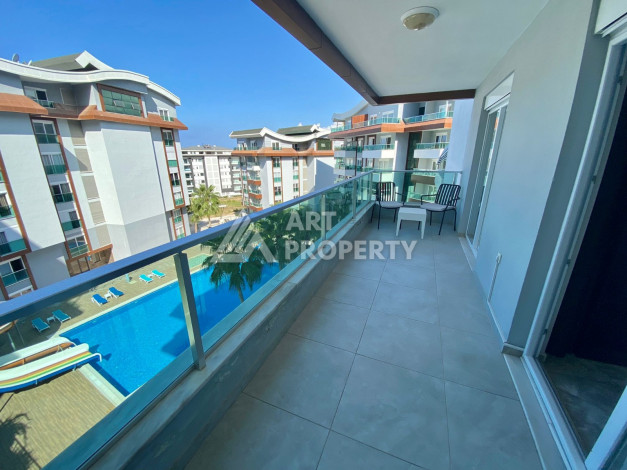 Меблированная квартира в комплексе с богатой инфраструктурой планировки 1+1 в районе Каргыджак, 52м2 - Ракурс 21