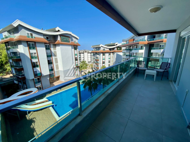 Меблированная квартира в комплексе с богатой инфраструктурой планировки 1+1 в районе Каргыджак, 52м2 - Ракурс 24