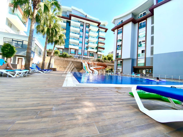 Меблированная квартира в комплексе с богатой инфраструктурой планировки 1+1 в районе Каргыджак, 52м2 - Ракурс 25