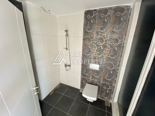 Просторный дуплекс с панорамными окнами и видом на море в районе Каргыджак, планировка 1+1, 78м2 - Ракурс 16