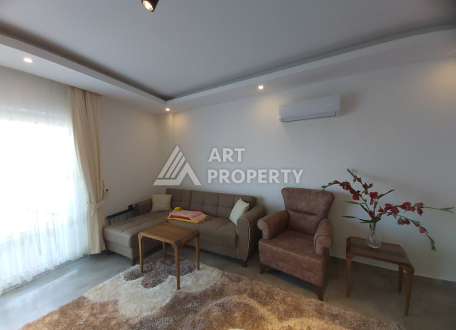 Меблированные апартаменты в современном жилом комплексе с развитой инфраструктурой в районе Каргыджак, 1+1, 65м2 - Ракурс 5