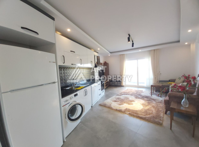 Меблированные апартаменты в современном жилом комплексе с развитой инфраструктурой в районе Каргыджак, 1+1, 65м2 - Ракурс 7