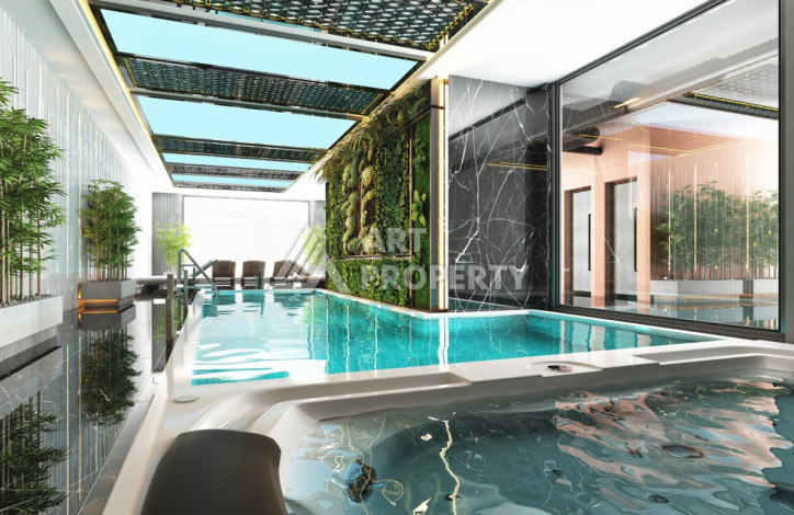 Квартира в новом комплексе с развитой инфраструктурой в районе Махмутлар планировки 1+1, 50м2 - Ракурс 10