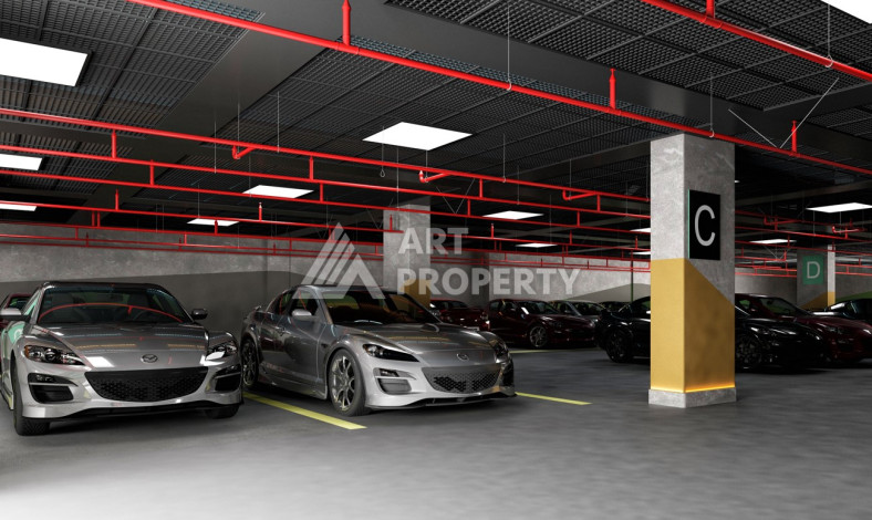 Квартира в новом комплексе с развитой инфраструктурой в районе Махмутлар планировки 1+1, 50м2 - Ракурс 15