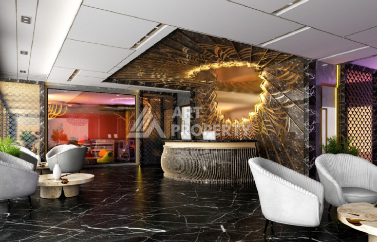 Квартира в новом комплексе с развитой инфраструктурой в районе Махмутлар планировки 1+1, 50м2 - Ракурс 16