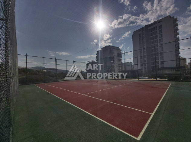 Апартаменты на 11 этаже с видом на море в районе Махмутлар, 1+1, 55м2 - Ракурс 12