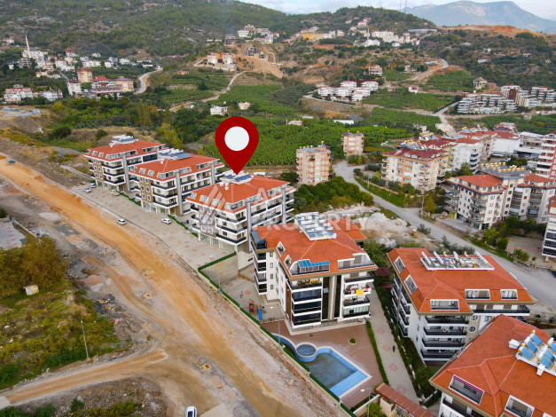 Апартаменты в отличном современном комплексе планировки 3+1 в Алании, Хасбахче, 160м2 - Ракурс 12