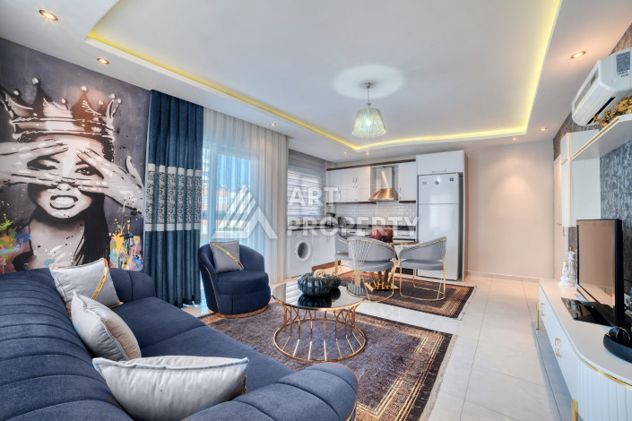 Дизайнерские апартаменты планировки 1+1 в центре Махмутлара, 70м2 - Ракурс 8