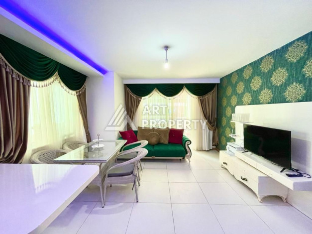 Просторные апартаменты планировки 1+1 в районе Махмутлар, 75 м2 - Ракурс 10