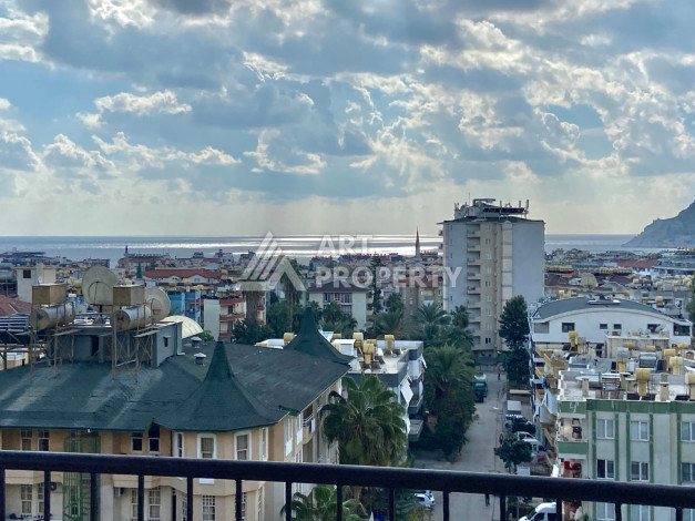 Апартаменты с шикарным видом на крепость Алании и море планировки 1+1, 110м2 - Ракурс 2