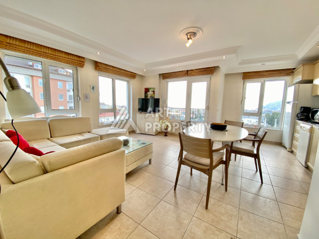 Апартаменты с шикарным видом на крепость Алании и море планировки 1+1, 110м2 - Ракурс 4